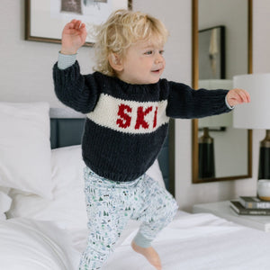 Apres Ski Two-Piece Kids Henley Pajamas