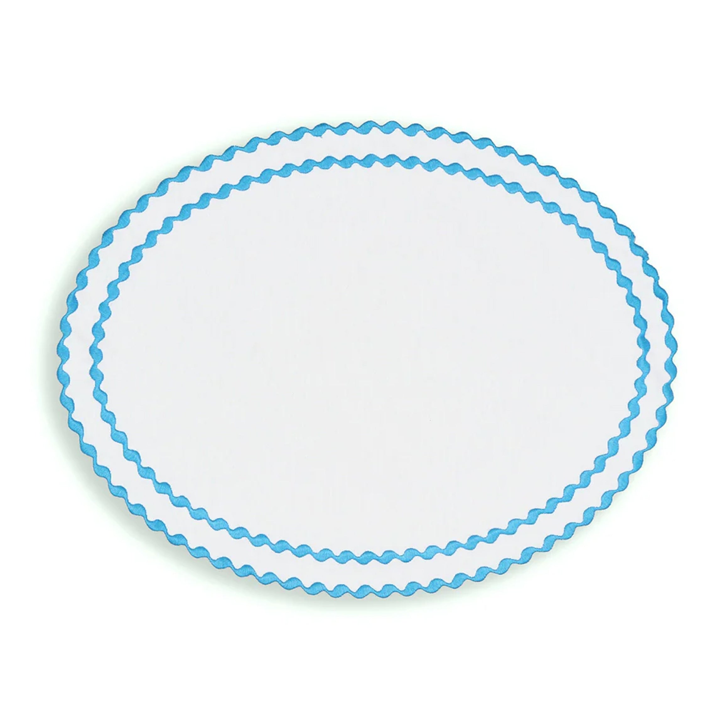 Cora Placemat And Napkin Set In Blue