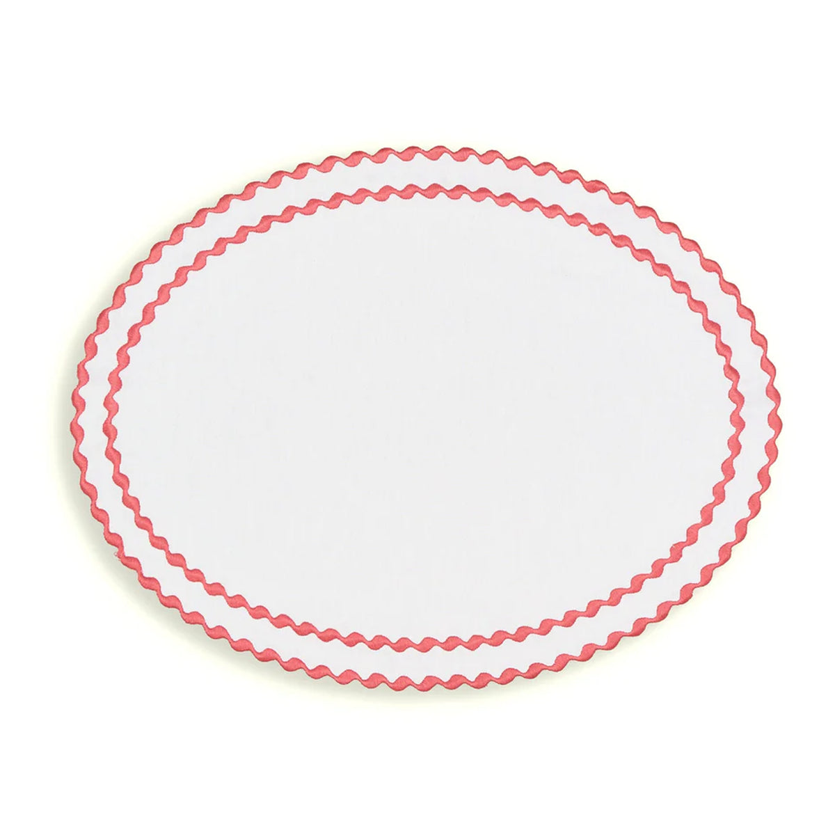 Cora Placemat And Napkin Set In Petal Pink