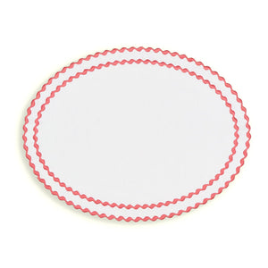Cora Placemat And Napkin Set In Petal Pink