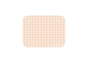 Placemat in Coral Gingham, Set of 2