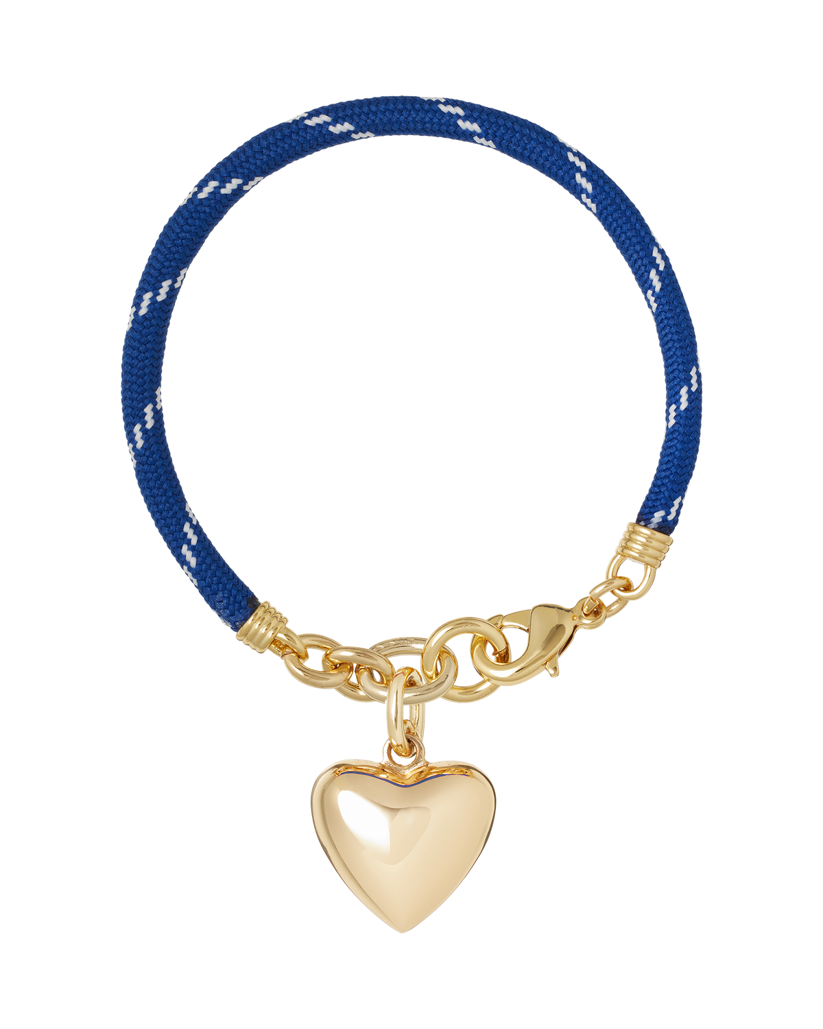 The Happy Cord Charm Bracelet in Blue