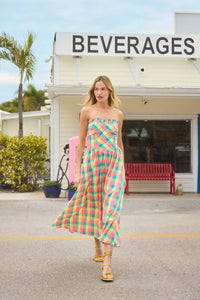 Corey Dress in Key Largo Plaid