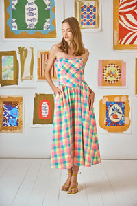 Corey Dress in Key Largo Plaid