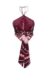 Corfu Top in Seashell Scarf Blush