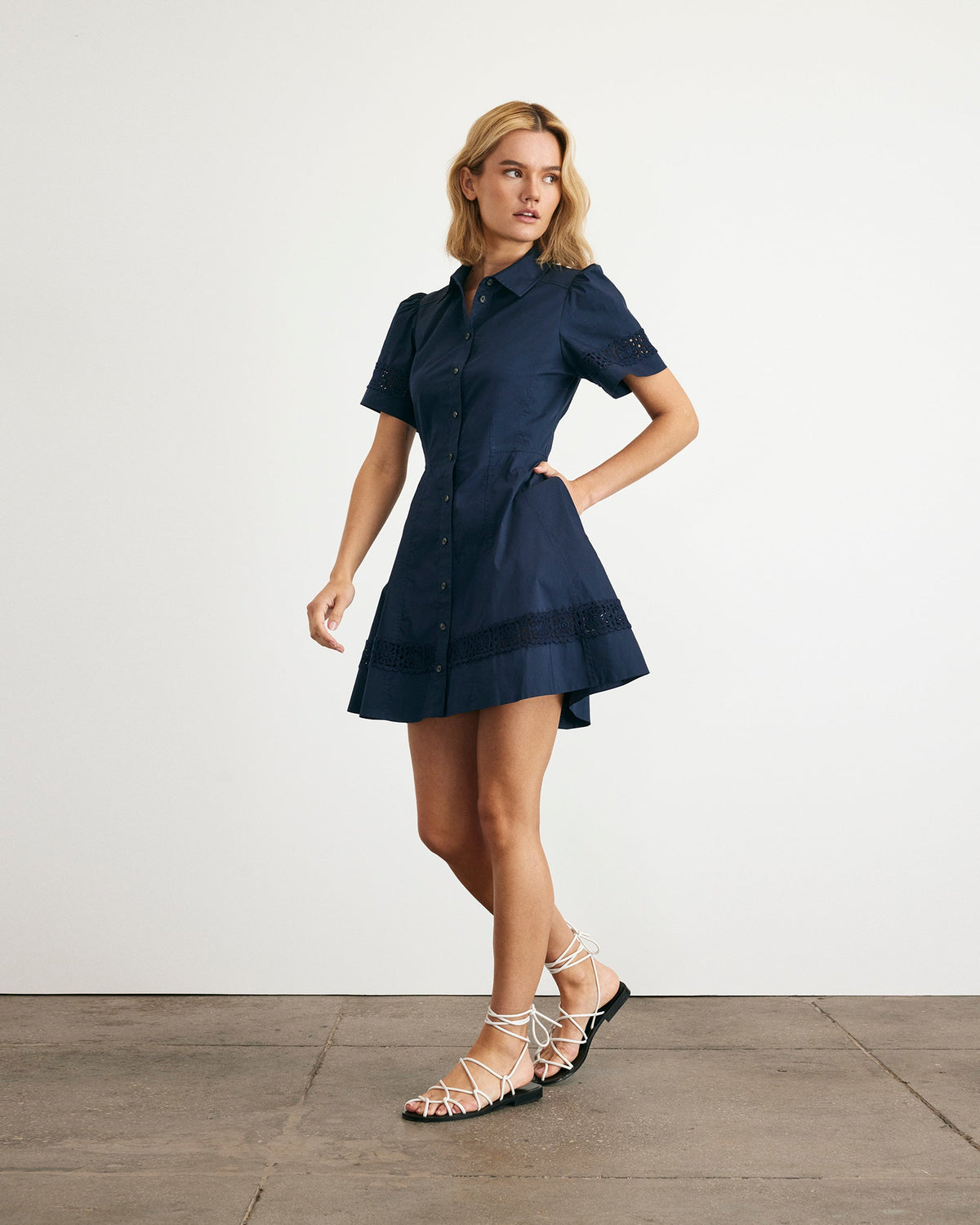 Corinne Dress in Midnight