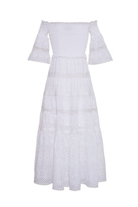 Corsica Dress in White