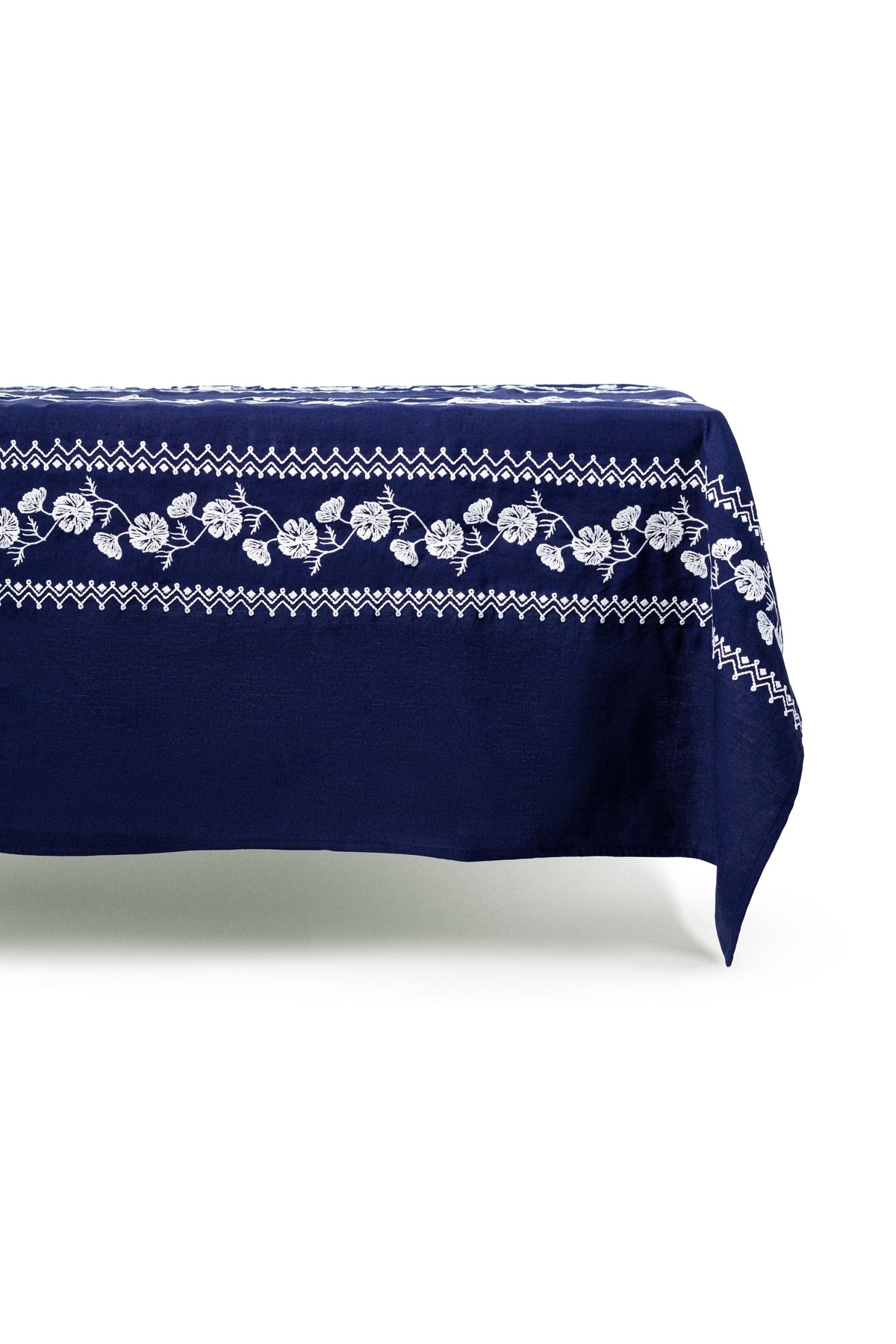 Cosmo Rectangular Tablecloth in Navy