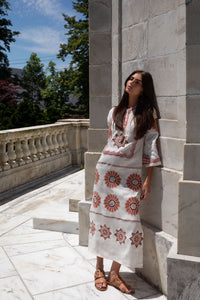 Olivia Kaftan in Cream