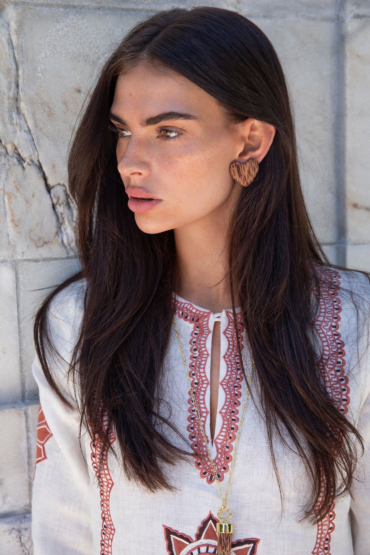 Olivia Kaftan in Cream