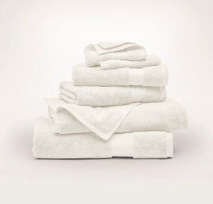 Plush Bath Towel Set in Cream