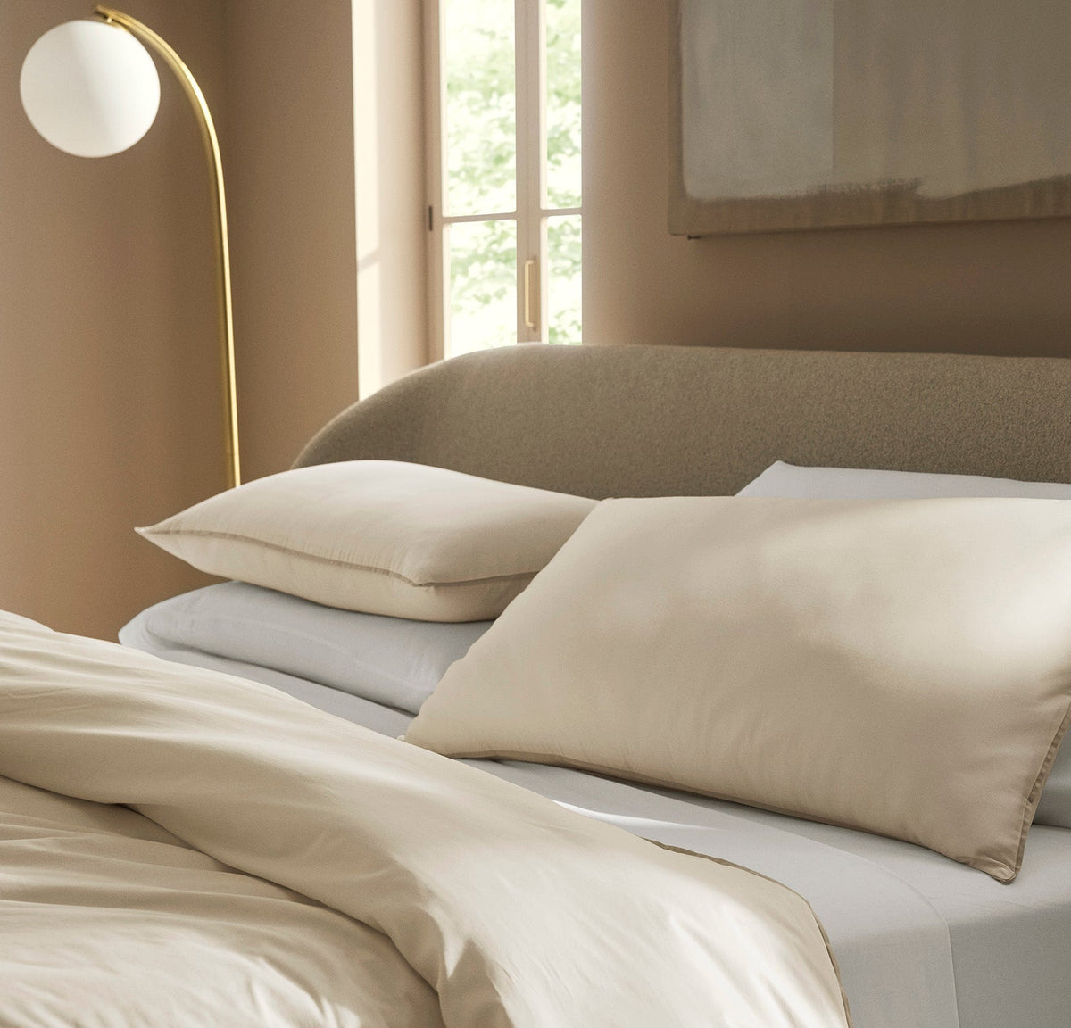 Signature Comforter Set in Cream