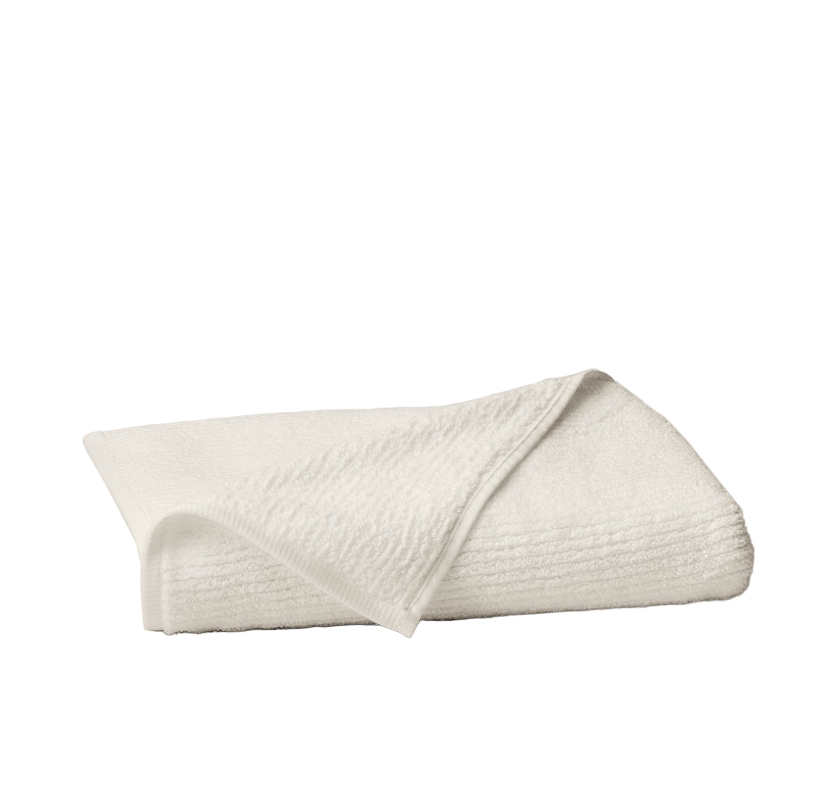 Turkish Ribbed Bath Towel in Cream