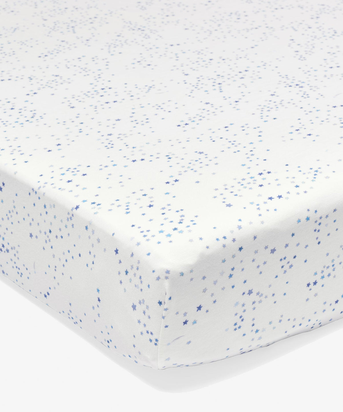 Crib Sheet in Blue Star