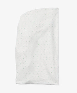 Crib Sheet in Seafoam Hearts