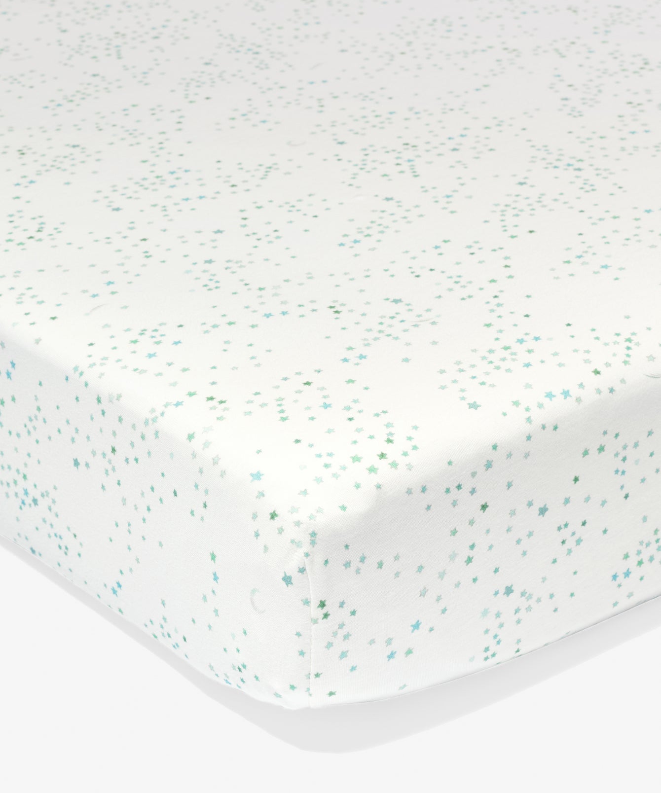 Crib Sheet in Seafoam Star