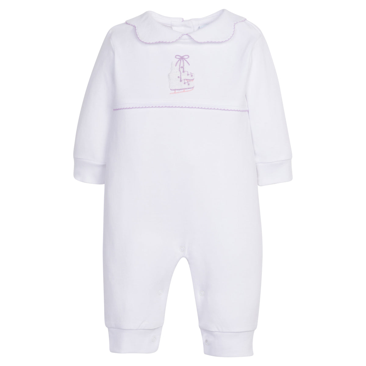 Crochet Playsuit in Ice Skate Over The Moon