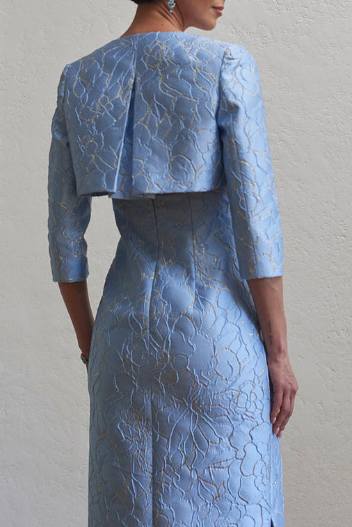 Cropped Jacket in Pale Blue 8