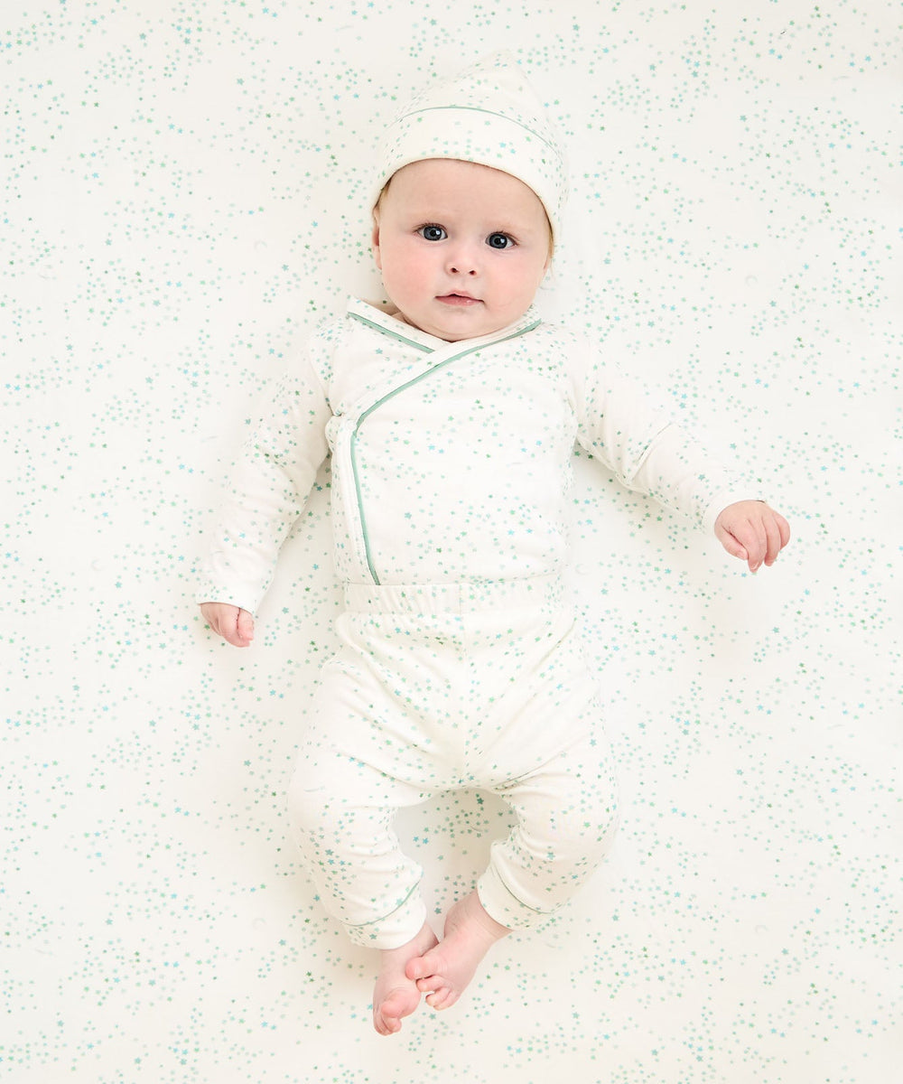 Crossbody One-piece in Seafoam Star