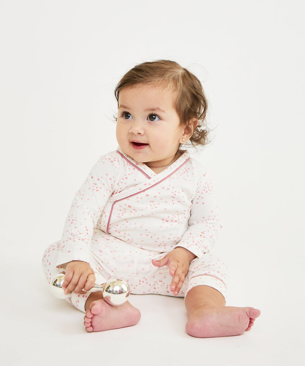 Crossbody One-piece in Rose Star