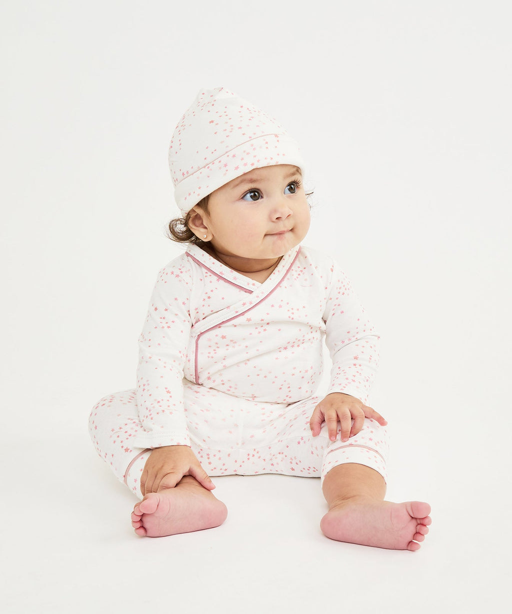 Crossbody One-piece in Rose Star