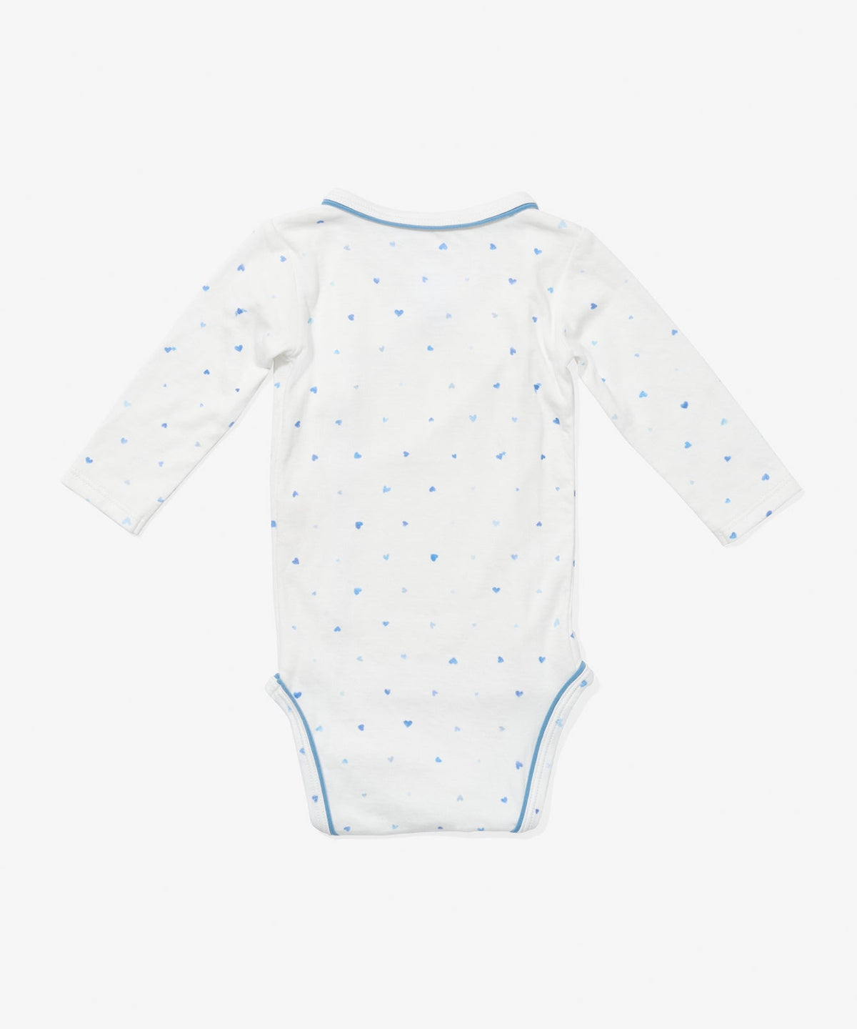 Crossbody One-Piece in Blue Hearts