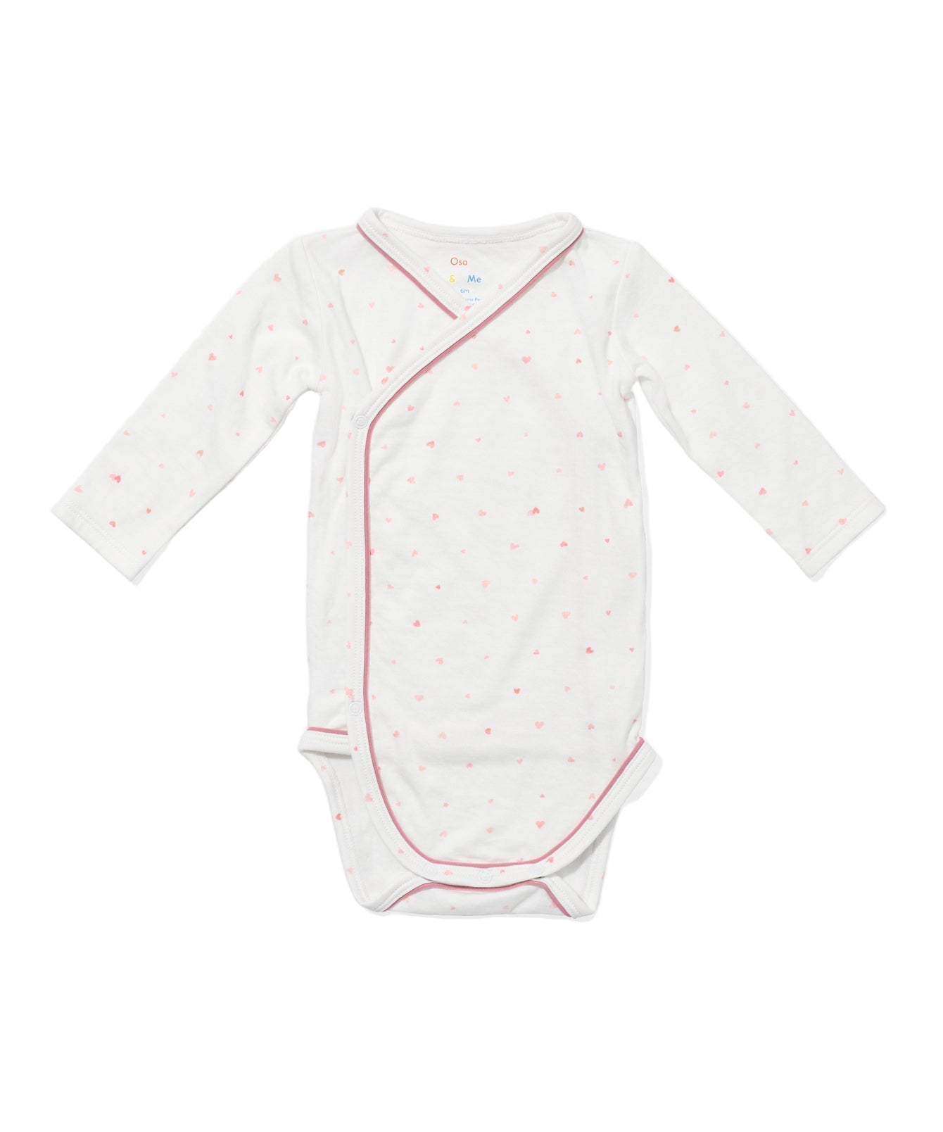Crossbody One-Piece in Rose Hearts