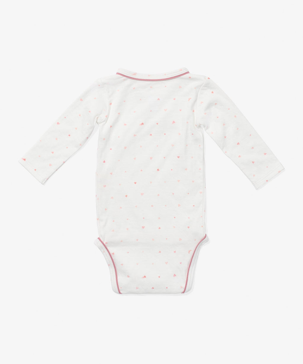 Crossbody One-Piece in Rose Hearts