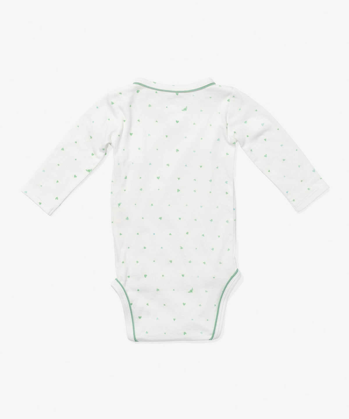 Crossbody One-Piece in Seafoam Hearts