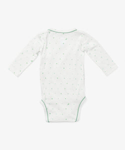 Crossbody One-Piece in Seafoam Hearts