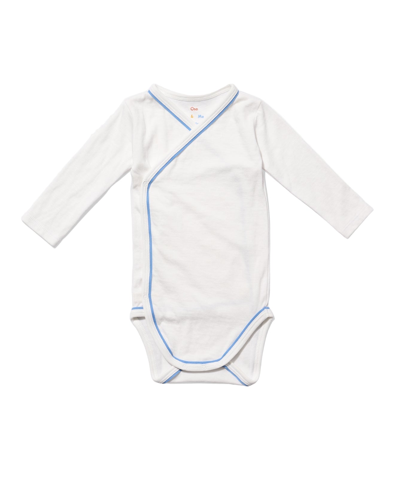 Crossbody One-Piece in Blue Piping