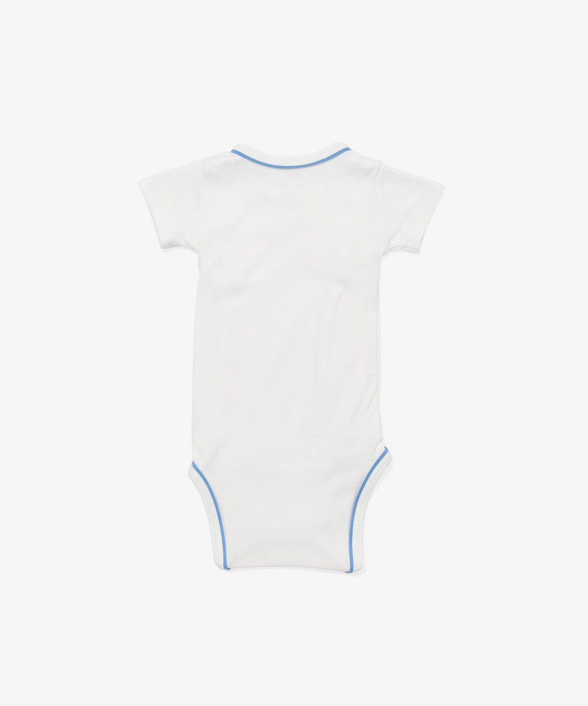 Crossbody Short Sleeve One-piece in Blue Piping