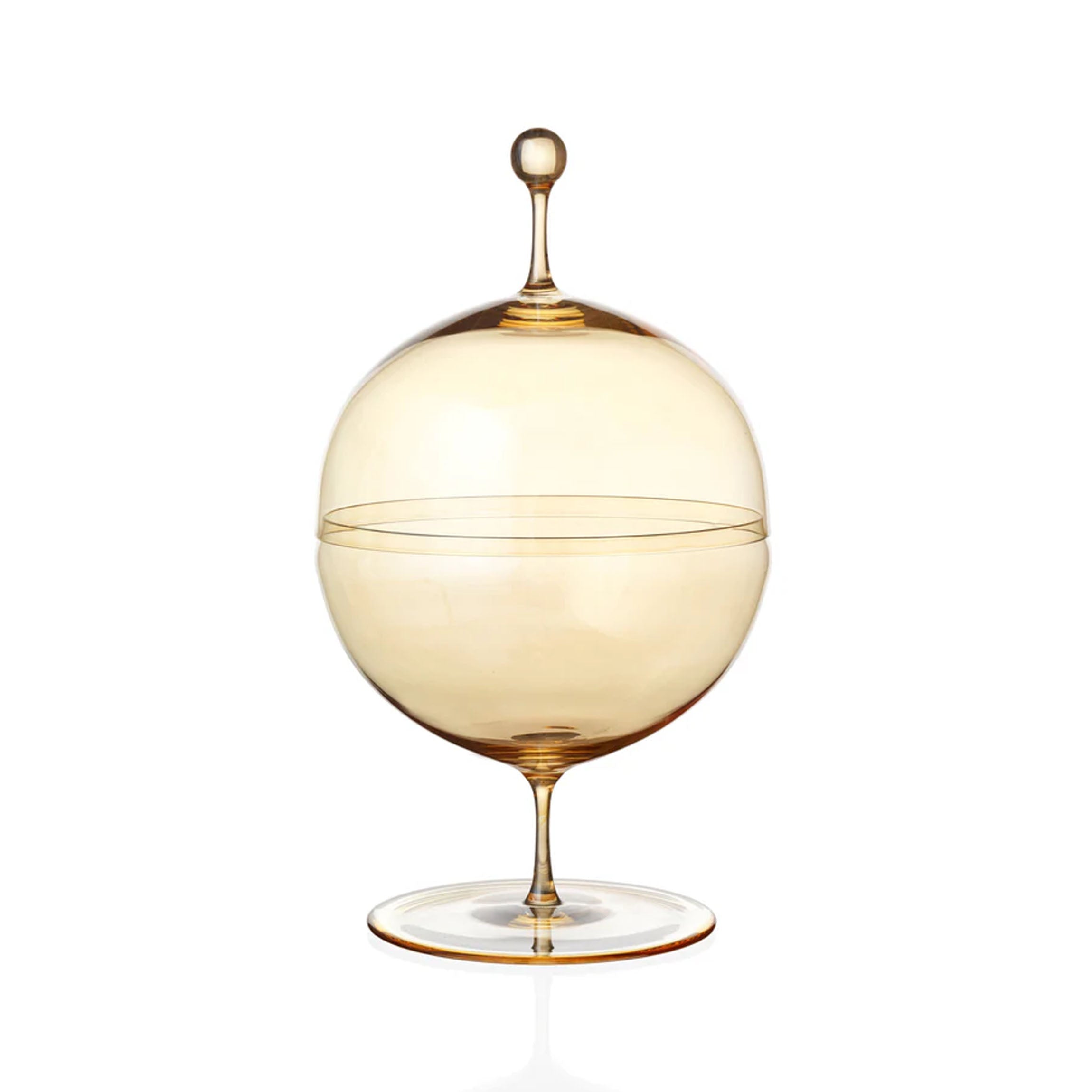 Crystal Candy Dish I. in Gold Lustre