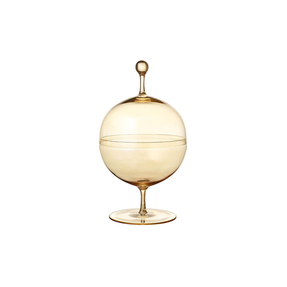 Crystal Candy Dish III. In Gold Lustre