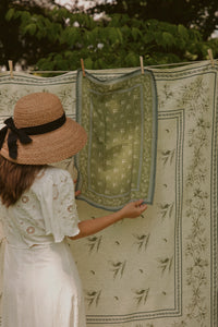 Cipoletti x Nadia Co. Fine Italian Linen Tablecloth