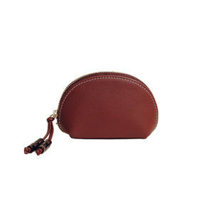 The Coin Purse in Deep Red