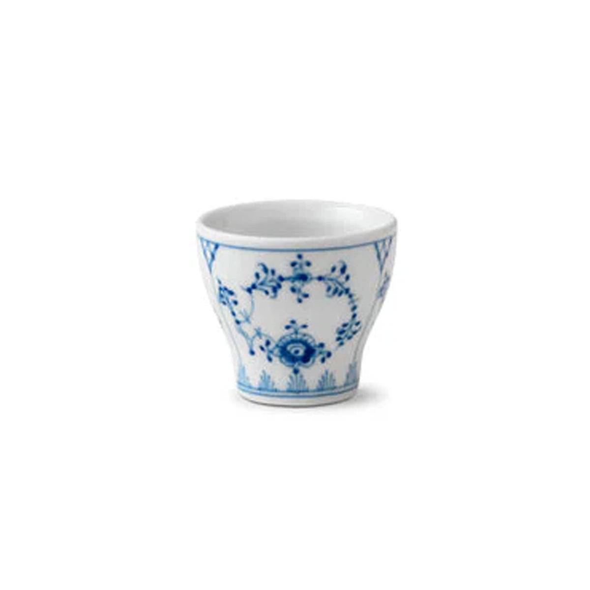 Blue Fluted Plain Egg Cup 2"