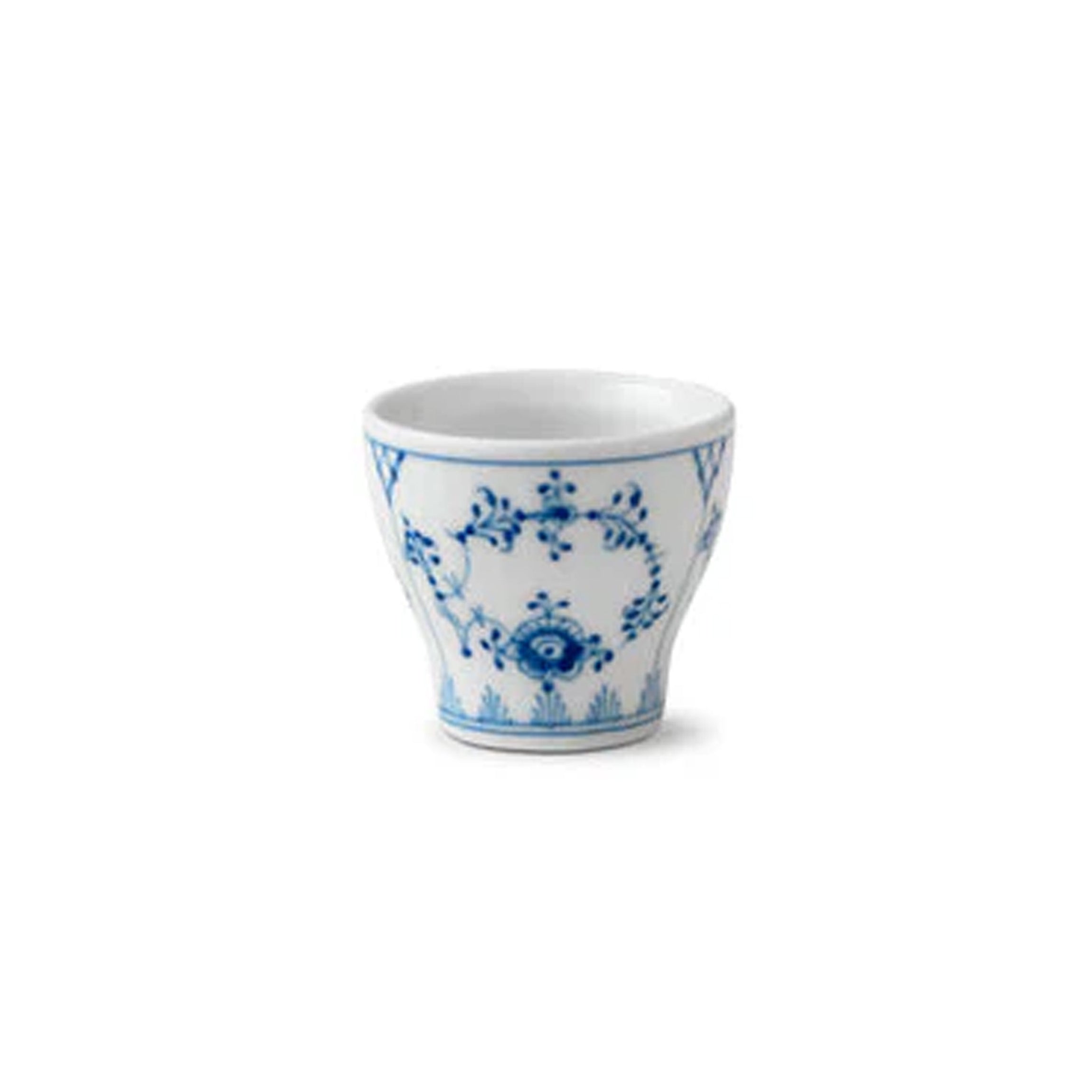 Blue Fluted Plain Egg Cup 2"