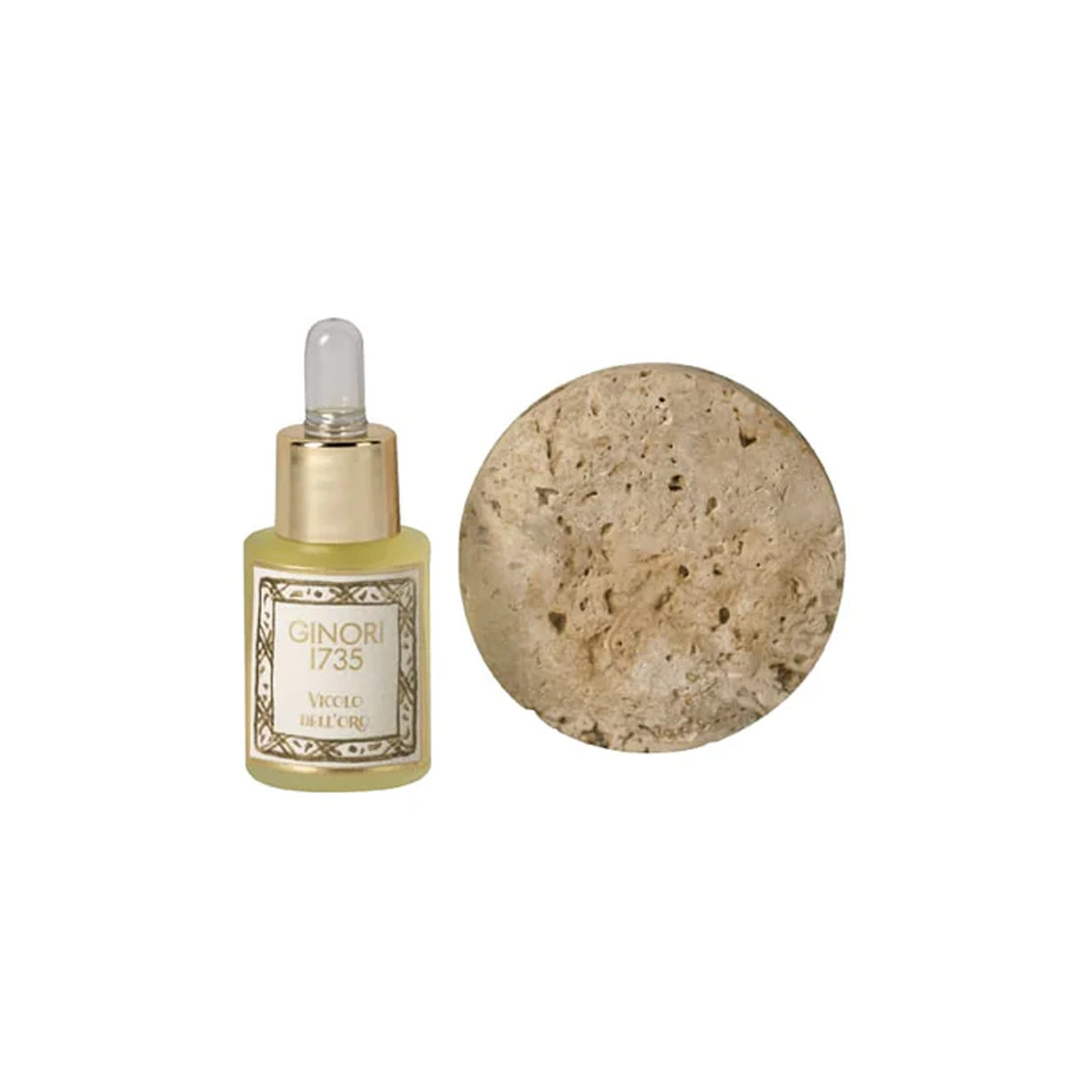 Oriente Italiano Diffuser Stone with Essential Oil Refill in Aurum