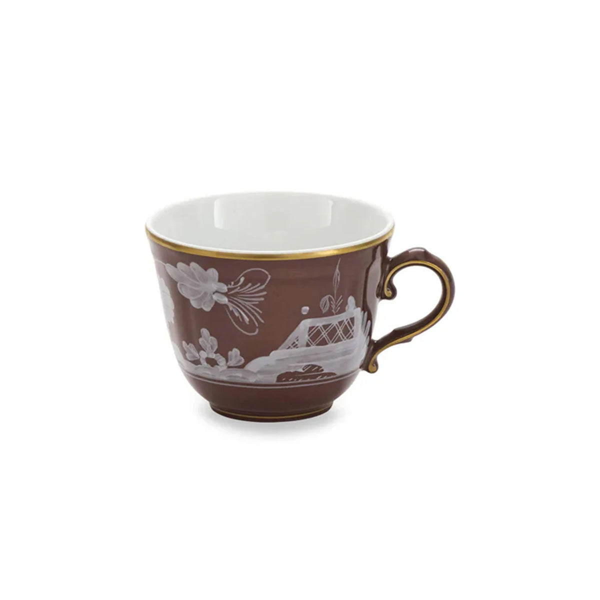 Oriente Italiano Antico Doccia Coffee Cup in Castagna