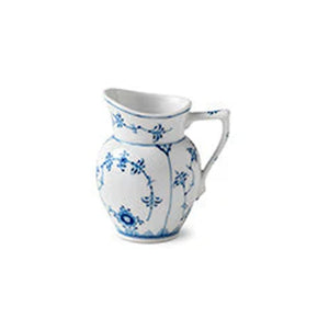 Blue Fluted Plain Creamer 2.75Oz