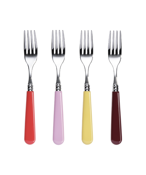 12 Piece Cutlery Set, Reds
