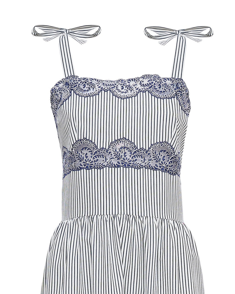 Sabine Maxi Dress in Waterfalls at Night