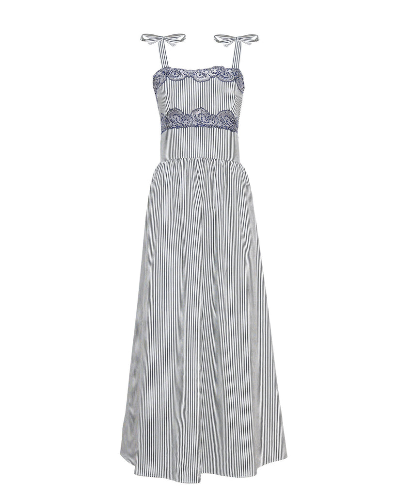 Sabine Maxi Dress in Waterfalls at Night