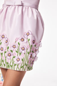 The Getty Dress in Pale Purple