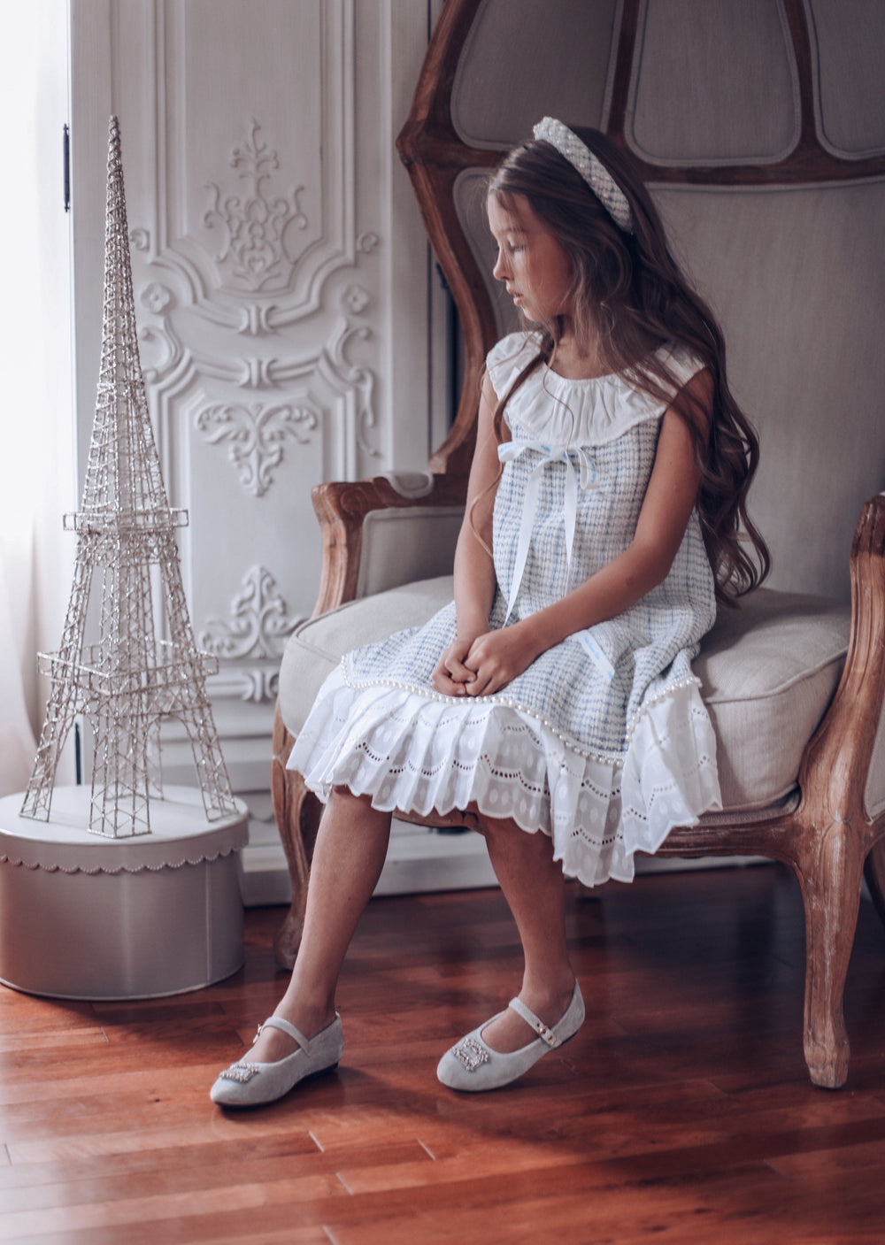 Iris Tweed Dress - Petite Maison Kids