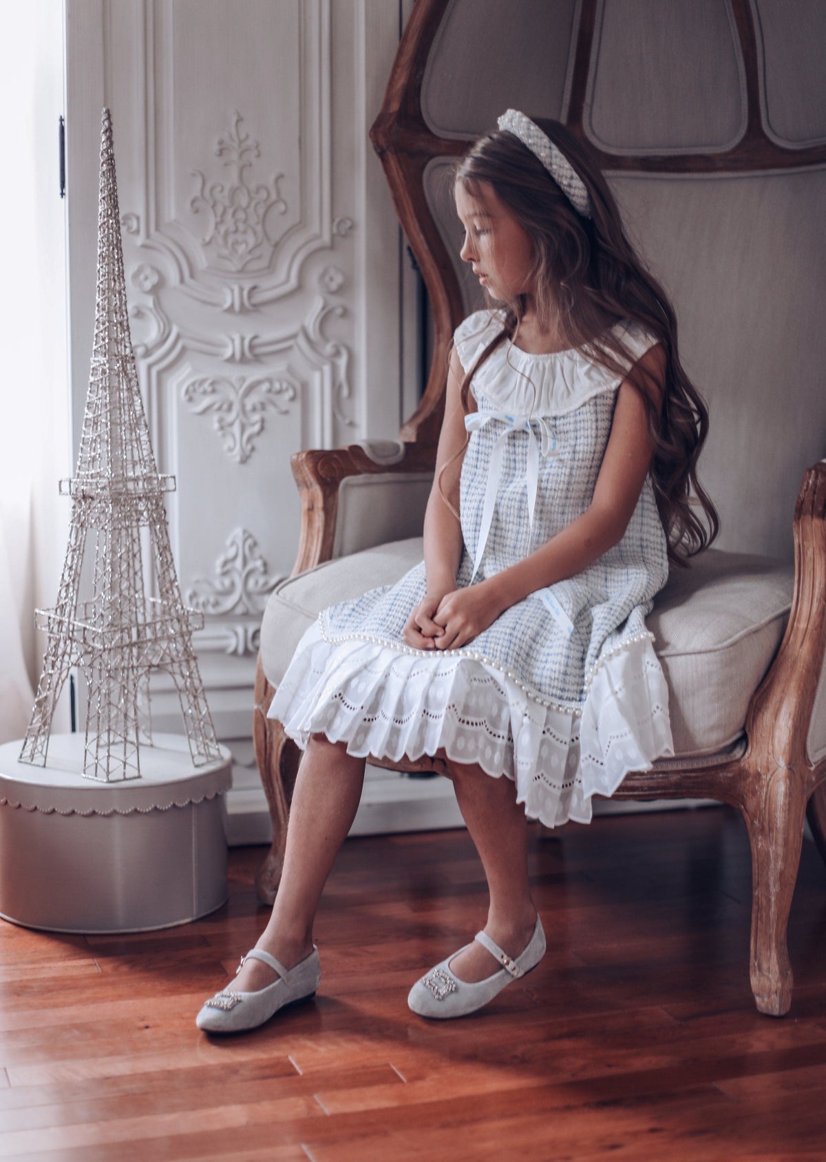Iris Tweed Dress - Petite Maison Kids