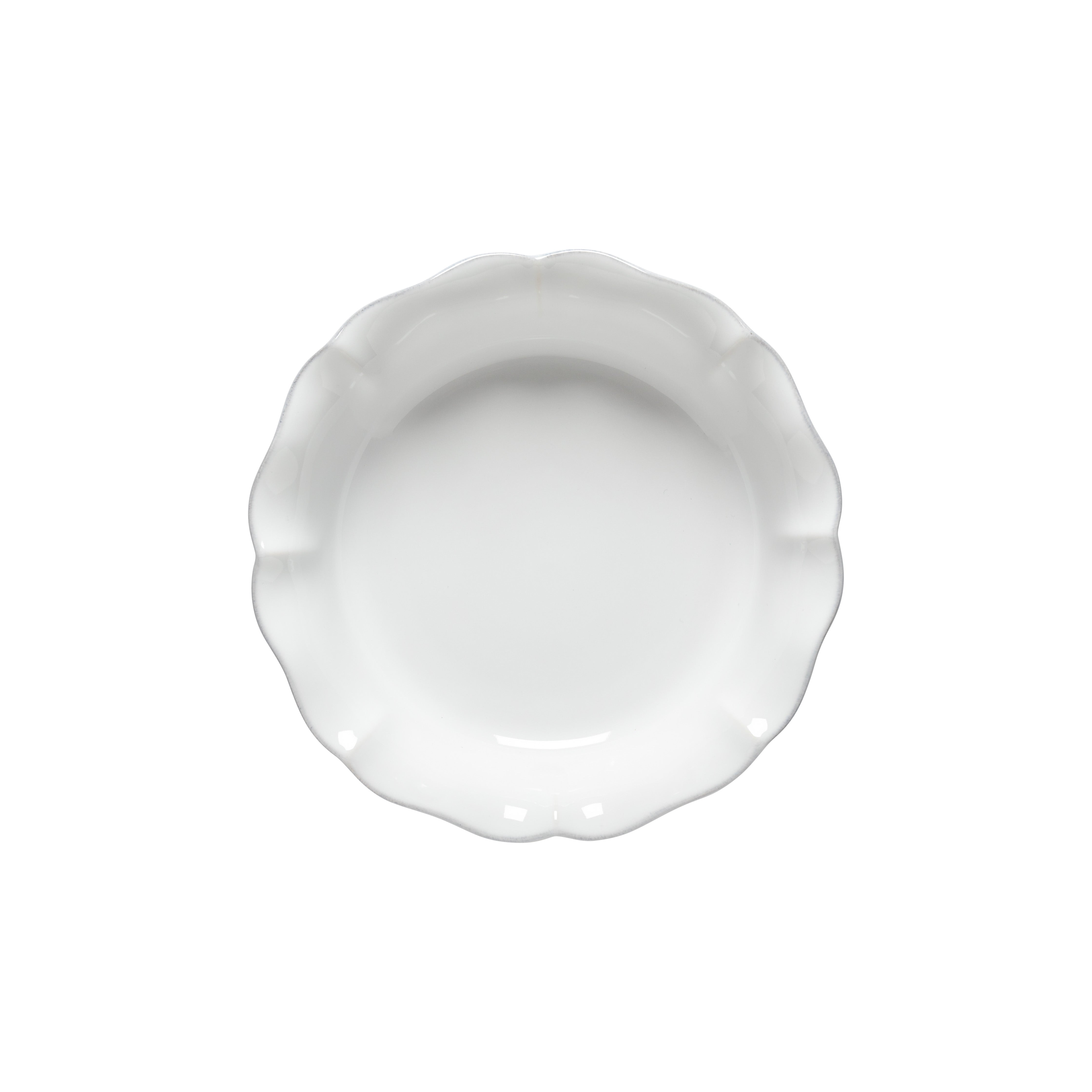 Rosa Collection Pasta Bowls in White, Set of 6