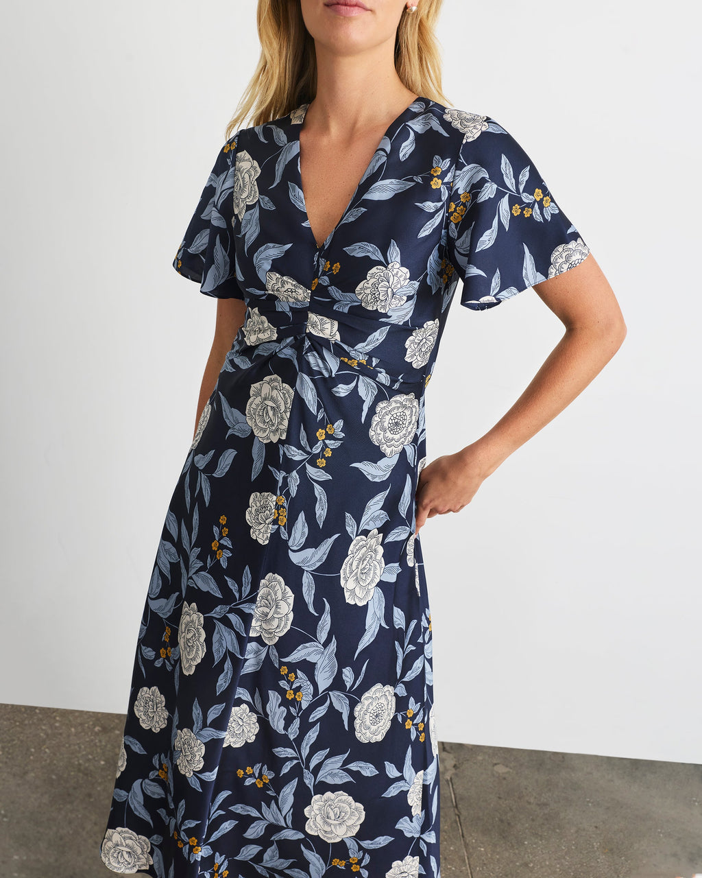 Tanya Taylor | Daphne Dress | Maritime Blue Multi Floral
