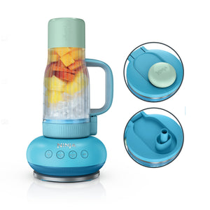Ninja BlendBOSS Personal Blender w/ 26oz Travel Tumbler, Blue Raspberry